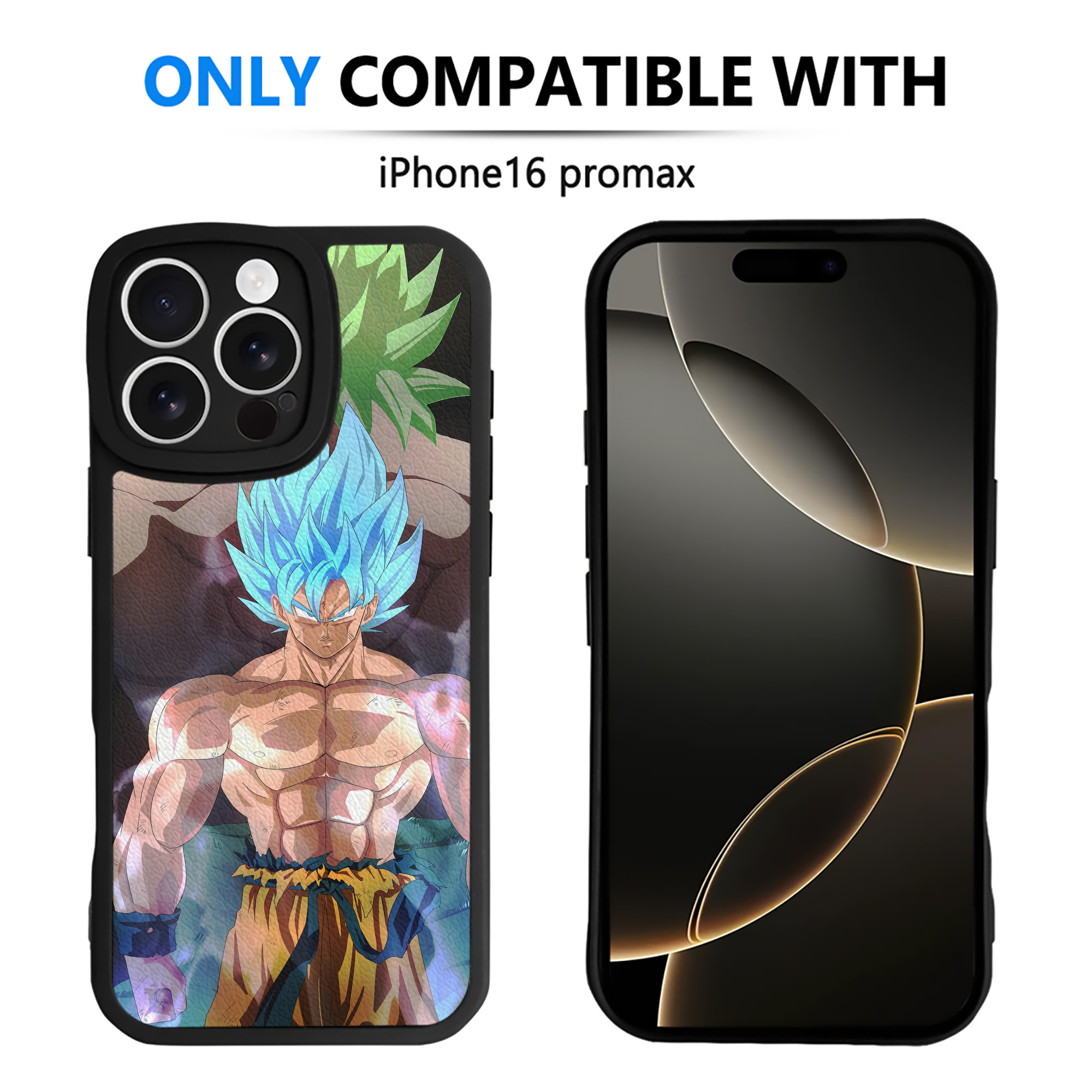 （画像用） ドラゴンボール DRAGON BALL 【iPhone 16シリーズ対応】シリコンスマホケース（レザー調） 材質：シリコン